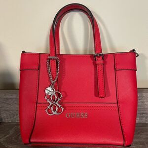 Red Guess Mini Tote
